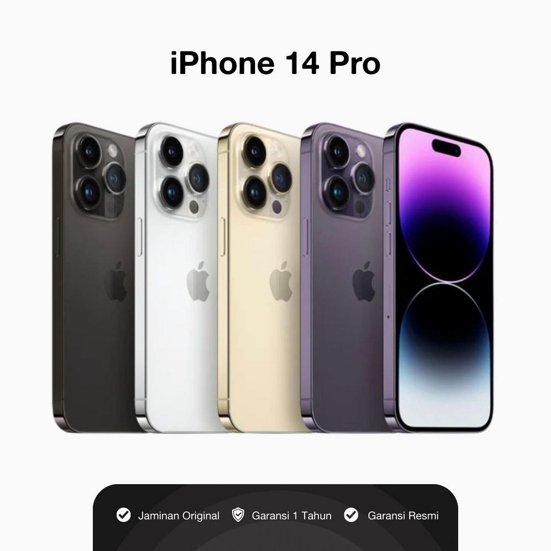 Marketplace (22) iPhone 14 Pro Garansi Resmi Indonesia - Gambar 1